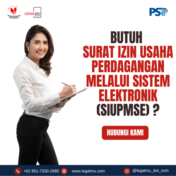 Surat Izin Usaha Perdagangan Melalui Sistem Elektronik (SIUPMSE)